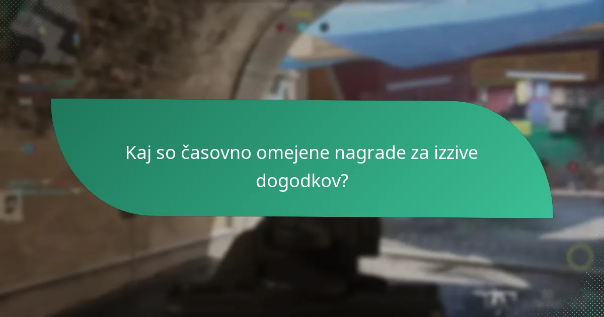 Kako sodelovati v časovno omejenih nagradah za izzive dogodkov?