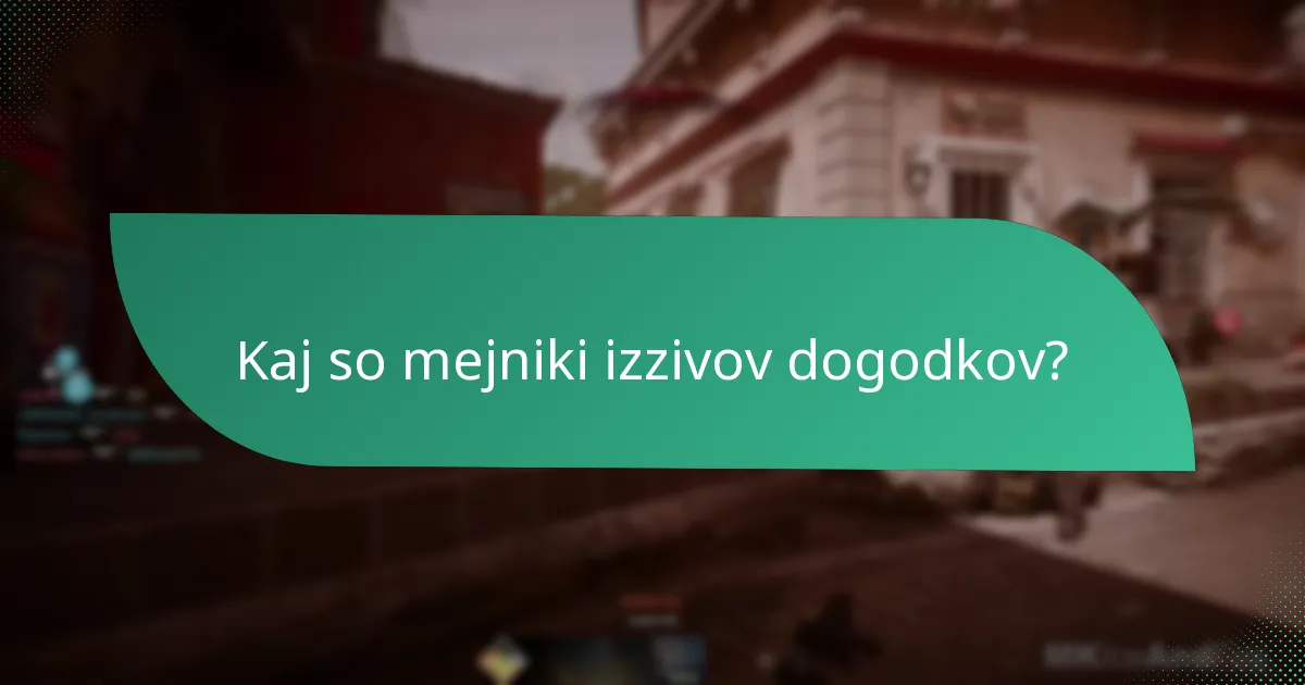 Kako se priznanje podeljuje za mejnike izzivov dogodkov?