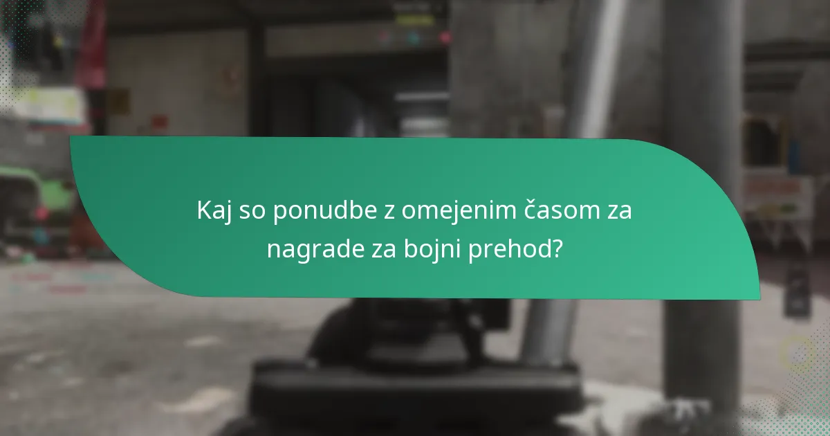 Kako zahtevati nagrade za dogodke v bojnem prehodu?