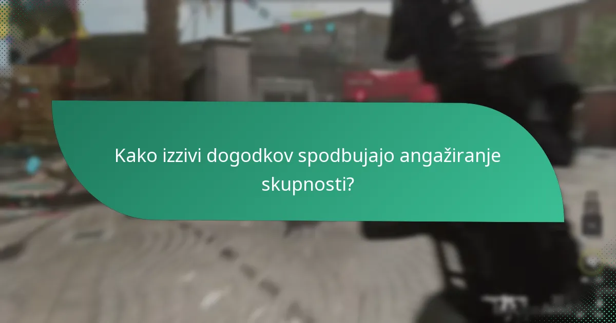 Kako sodelovati v izzivih dogodkov?