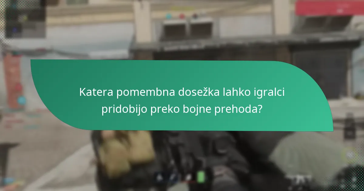 Kako igralci ocenjujejo vrednost nagrad za bojni prehod?